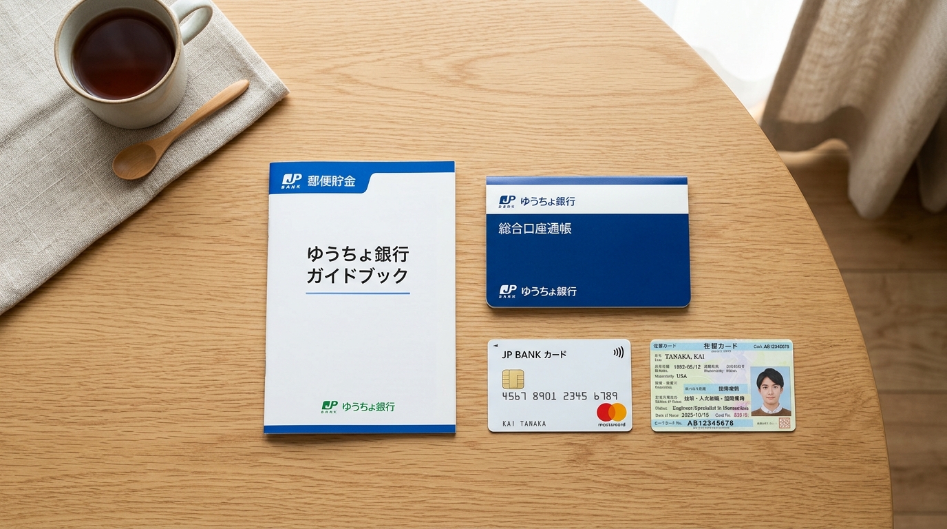 外国人が日本の銀行で手続きをしているイメージ